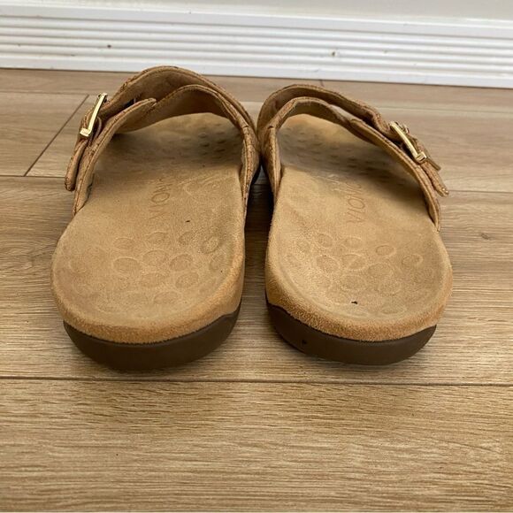 Vionic Cork Cross Strap Orthopedic Slide On Sandals Womens Size 6 - Picture 3 of 6